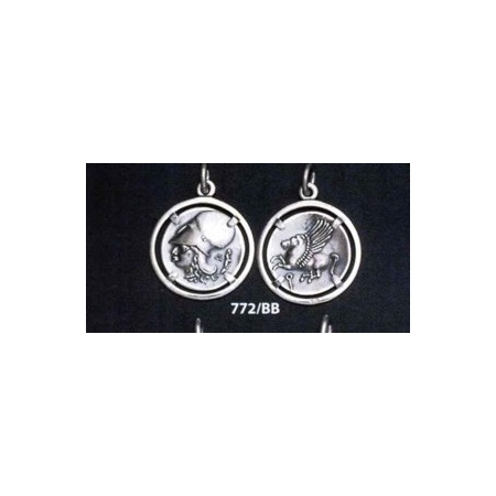 772/BB Corinth stater coin Athena and pegasus