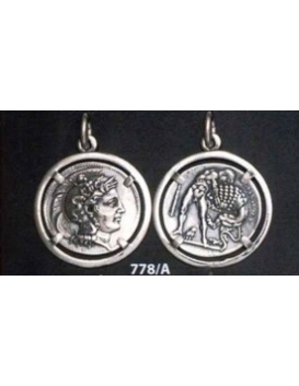 778/A Athena & Herakles/Hercules silver Diobol