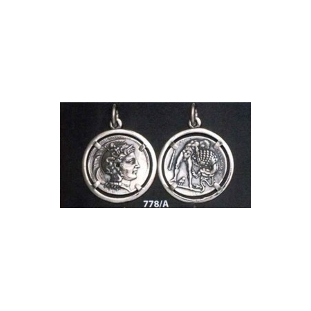 778/A Athena & Herakles/Hercules silver Diobol