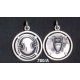 780/A Thebes shield / amphora pendant