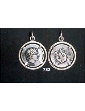 782 Chalkidian League god Apollo and Lyre/kithara