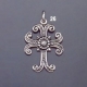 26 Ornate Silver Byzantine Cross