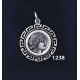 1238 Chalkidian League God Apollo Coin Pendant with Greek Key Pattern / Meander (S)