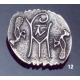 12 Byzantine monogram brooch