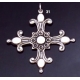 31 Solid Silver Ornate Byzantine Cross (XL)