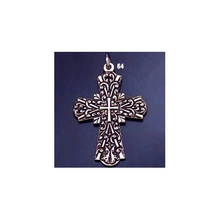 64 Radiant Concentric Byzantine Cross (L)