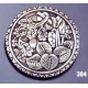 384 Ornate sterling brooch round