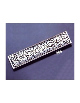 385 Ornate sterling brooch