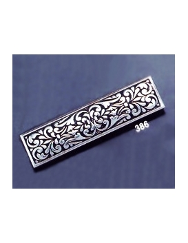 386 Ornate sterling brooch