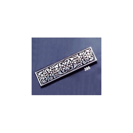 386 Ornate sterling brooch
