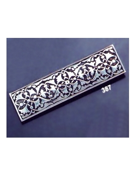 387 Ornate sterling brooch