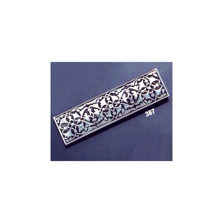 387 Ornate sterling brooch