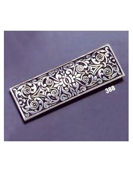 388 Ornate sterling brooch
