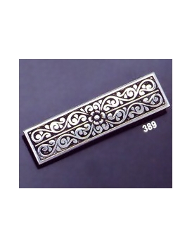 389 Ornate sterling brooch