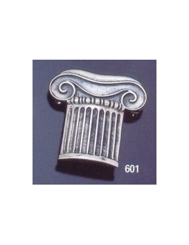 601 Ionic column brooch in sterling silver