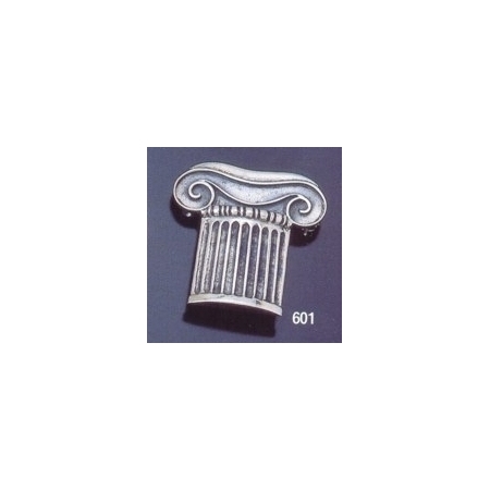 601 Ionic column brooch in sterling silver