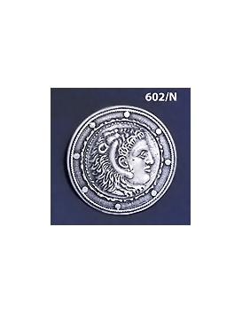602/N Alexander the Great Coin Macedonia Silver Sterling Broooch