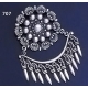 707 Ornate Sterling Silver Chandelier Brooch