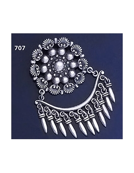 707 Ornate Sterling Silver Chandelier Brooch