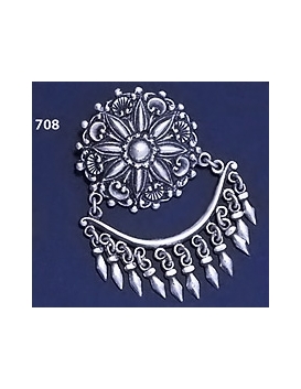 708 Ornate Sterling Silver Chandelier