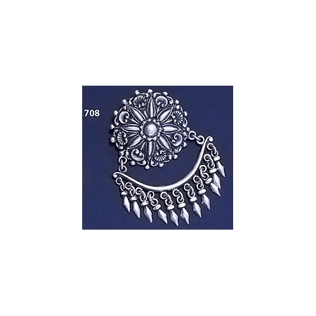 708 Ornate Sterling Silver Chandelier