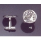 46 Silver Owl of Wisdom cufflinks