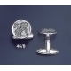 46/B Silver Owl of Wisdom cufflinks (M)