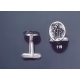 119 Solid Silver Cufflinks with Byzantine Monogram