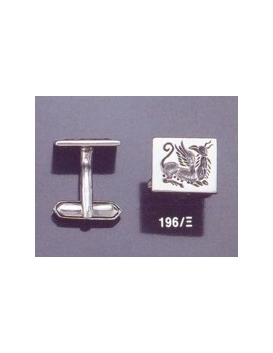 196X Roman griffon (griffin) intaglio seal cufflinks