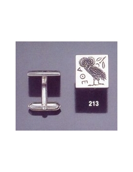 213 Owl intaglio cufflinks
