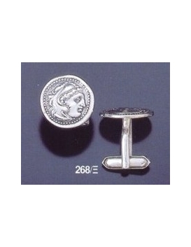 268/X Alexander the Great lifetime coin cufflinks