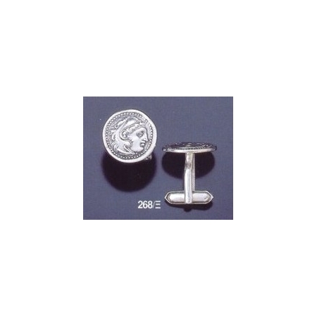 268/X Alexander the Great lifetime coin cufflinks