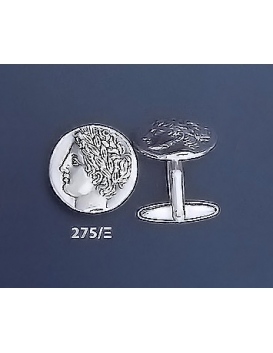 275/X Greek God Apollo coin cufflinks