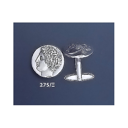 275/X Greek God Apollo coin cufflinks
