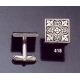 418 Ornate geometric design cufflinks