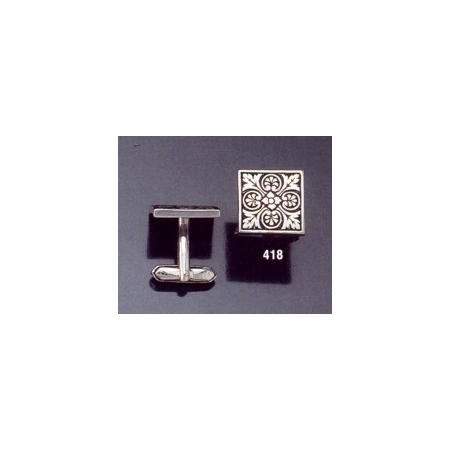 418 Ornate geometric design cufflinks