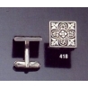 418 Ornate geometric design cufflinks