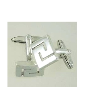 701 Greek Key Meander cufflinks