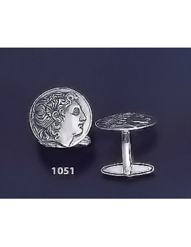 1051 Alexander the Great Coin cufflinks