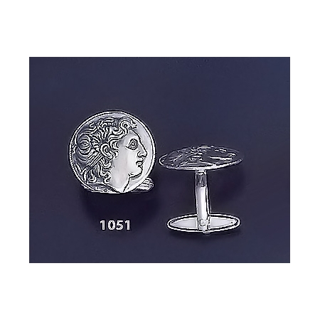 1051 Alexander the Great Coin cufflinks