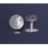 1054 Alexander the Great (Hercules) Silver Coin Cufflinks (M)