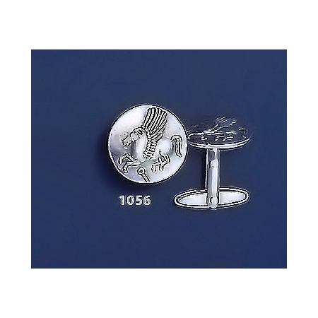 1056 PegasiPegasus Silver Coin Cufflinks (M)