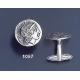 1057 Silver didrachm coin of Thourion Athena cufflinks