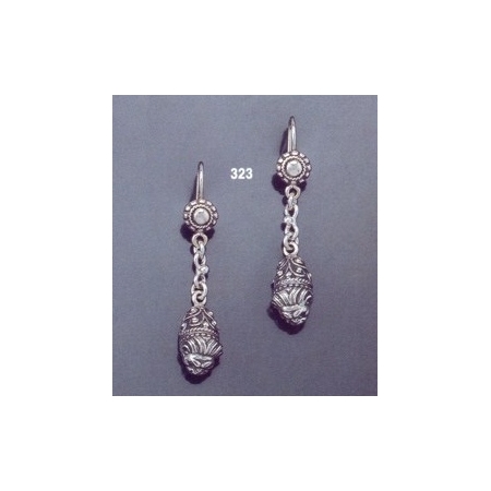 323 Lion torc earrings