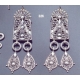 326 Large sterling silver ""Attica"" earrings