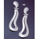 669 Large free-form symmetrical Grecian earrings