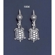 1036 Aegina Land Tortoise Silver Earrings