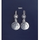 1041 Alexander the Great ( Lysimachos) Silver Earrings