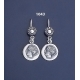 1043 Sterling Goddess Aphrodite (Venus) earrings