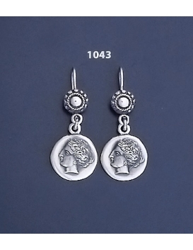 1043 Sterling Goddess Aphrodite (Venus) earrings